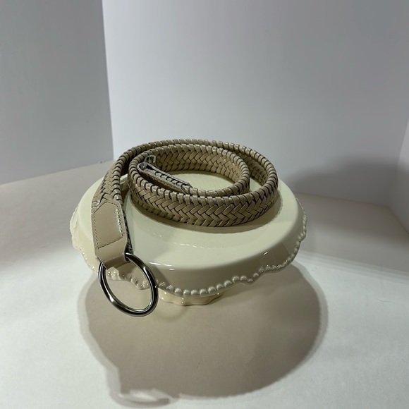 Leather Belt Soft Braided Stretch M/L - Picture 1 of 5